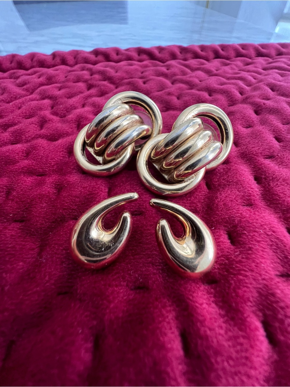 MONET Gold-Tone Statement Pierced Earrings Set